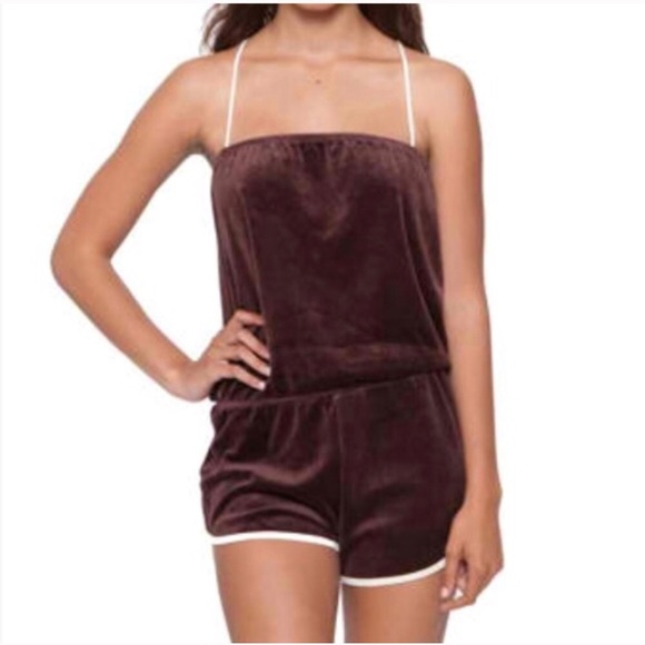 velour romper